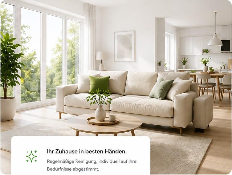 Helles und gepflegtes Wohnzimmer